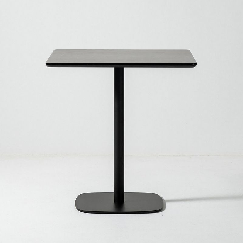 Industriële vierkante eettafel voetstuk eettafel voor thuiskeukendiner