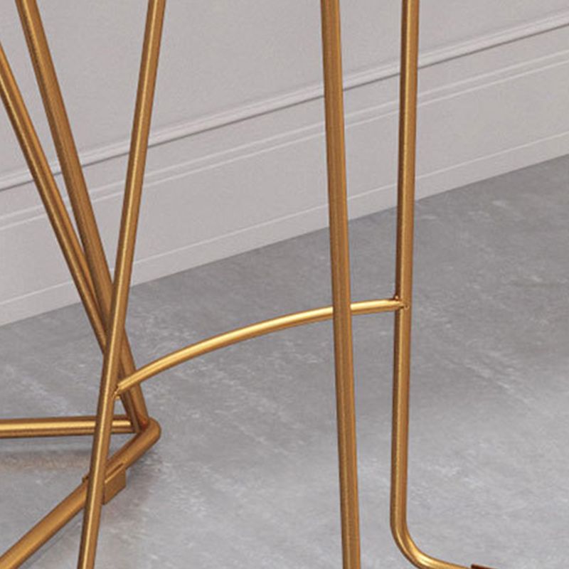 Glam Style Bar Table Set 1/2/4 Pieces Rectangle Bar Table with High Stools