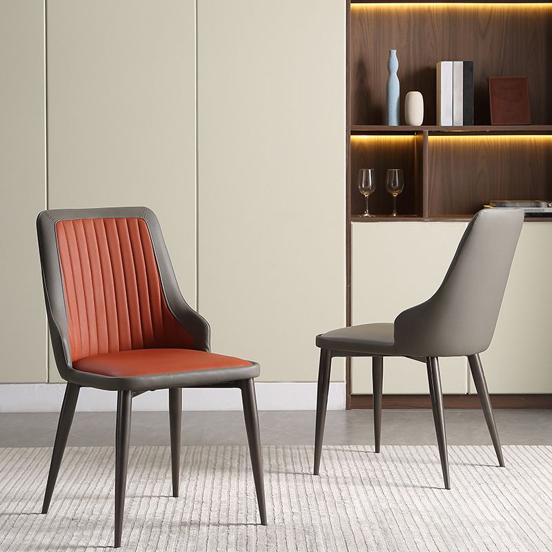 Silla de comedor tapizada silla auxiliar Parsons de restaurante contemporáneo