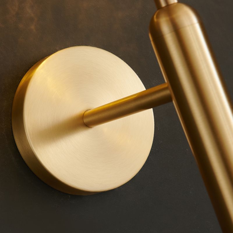 Nordic Style Crystal Wall Light Gold Globe Wall Sconce for Living Room