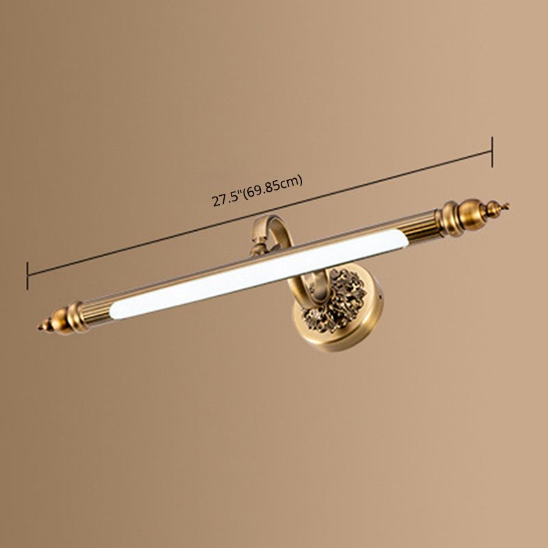 Éclairage mural allongé en bronze LED MODIQUE MODERNE LED ACRYIQUE LEU