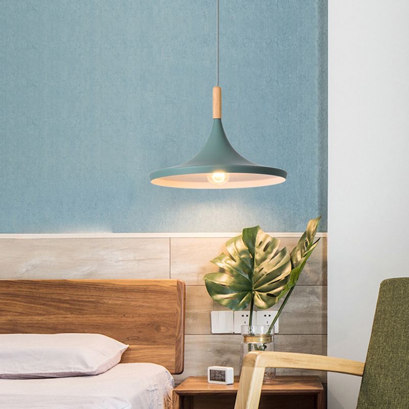 Modern Hanging Ceiling Light Iron 1-Light Pendant Light for Dining Room