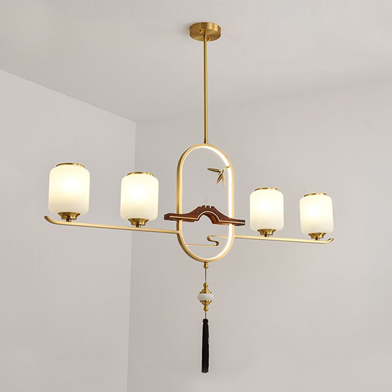 Luces colgantes de cocina contemporáneos Cilíndrico 5 Luz de luz Luz de luz accesorios