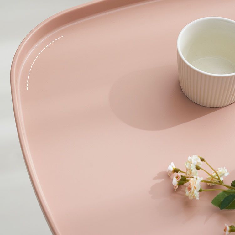 Pedestal Square Accent Side Table Tray Top Side End Snack Table