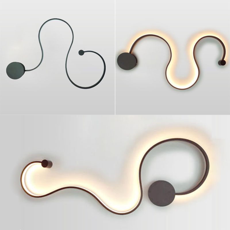 1 Licht linearer Schatten Wandleuchten moderne einfache Modestil-Wandbeleuchtung