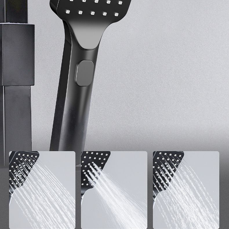 Modern Style Shower System Handle Lever Wall Mounted Copper Shower System