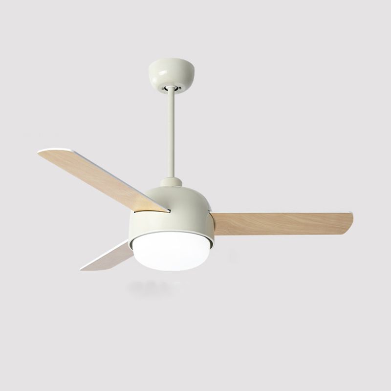 Metal Fan Shape Ceiling Fans Kid Style 1 Light Ceiling Mount Fan Fixture