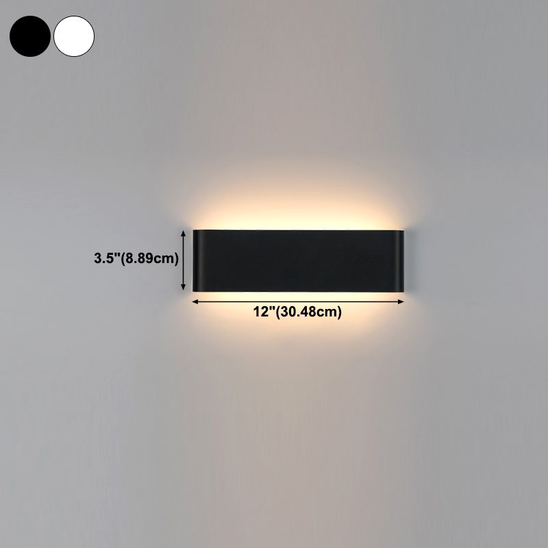 Aparte de pared de estilo simple Rectángulo de pared de pared aplastante para dormitorio