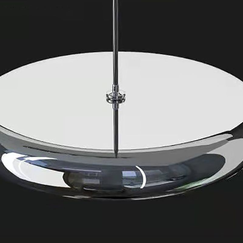 Simplicité Suspension à LED circulaire lampe à manger en métal