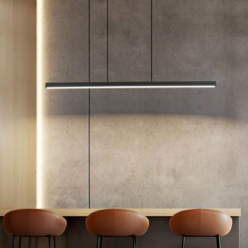 Simple Style Hanging Island Light Metal LED Hanging Lighting Fixture