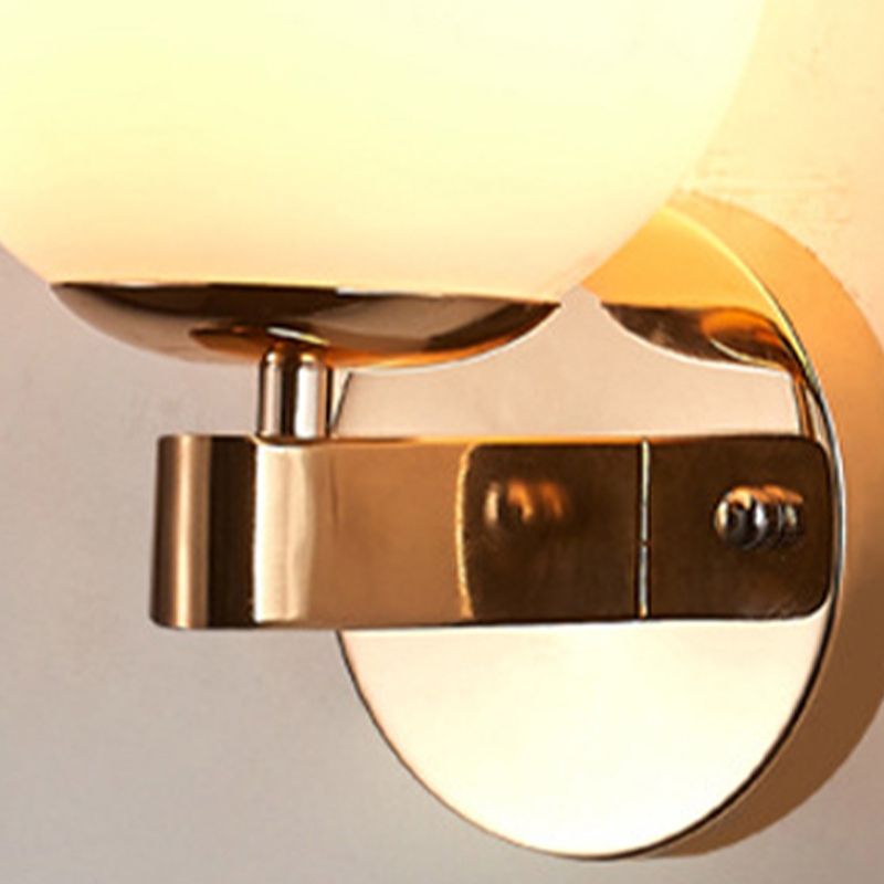 Glaskugel Wandleuchte moderne Stil 1 Lichtwandmontierte Leuchte