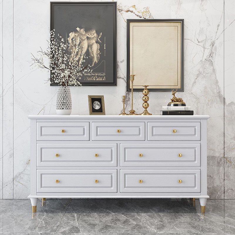 16.11-inch Width Glam Storage Chest Dresser Solid Wood Storage Chest