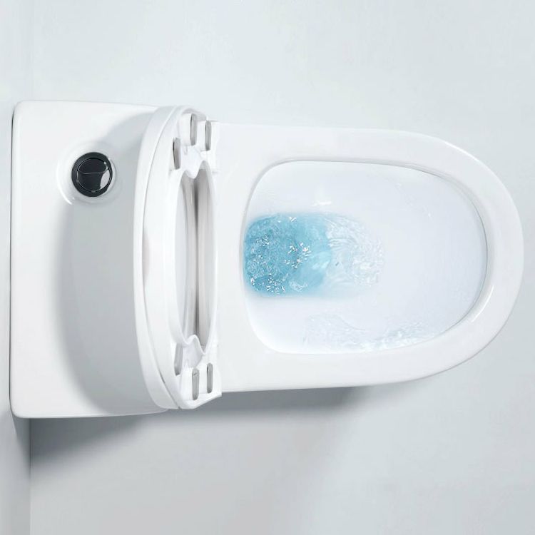 Modern Ceramic Toilet Bowl One Piece Flush Toilet with Toilet Seat