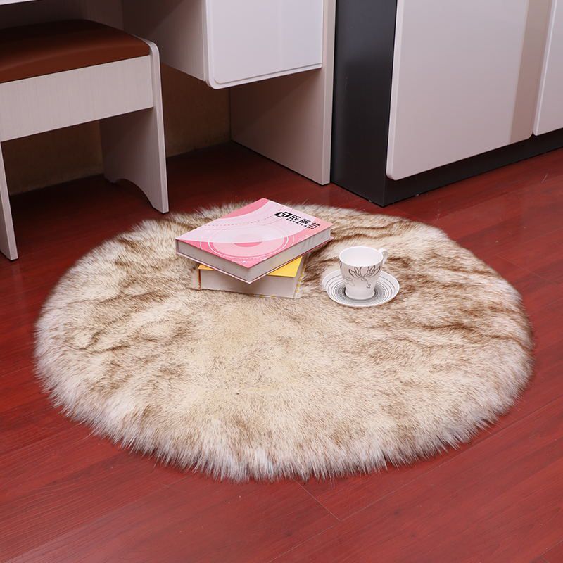 Chapage de couleur de couleur unis en peluche moderne blanc