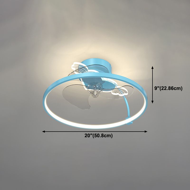 Luci ventilatori a soffitto geometrico in metallo MODERNO MODERNA LUCIFICA