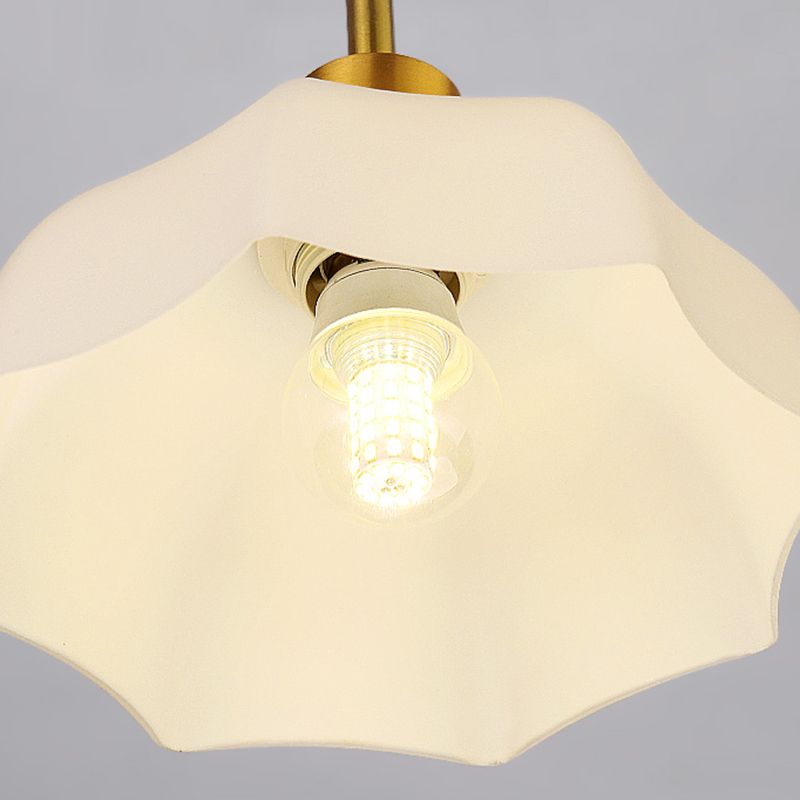 Modern Ceiling Light 1-Light Ceiling Mount Lamp with Glass Shade for Bedroom