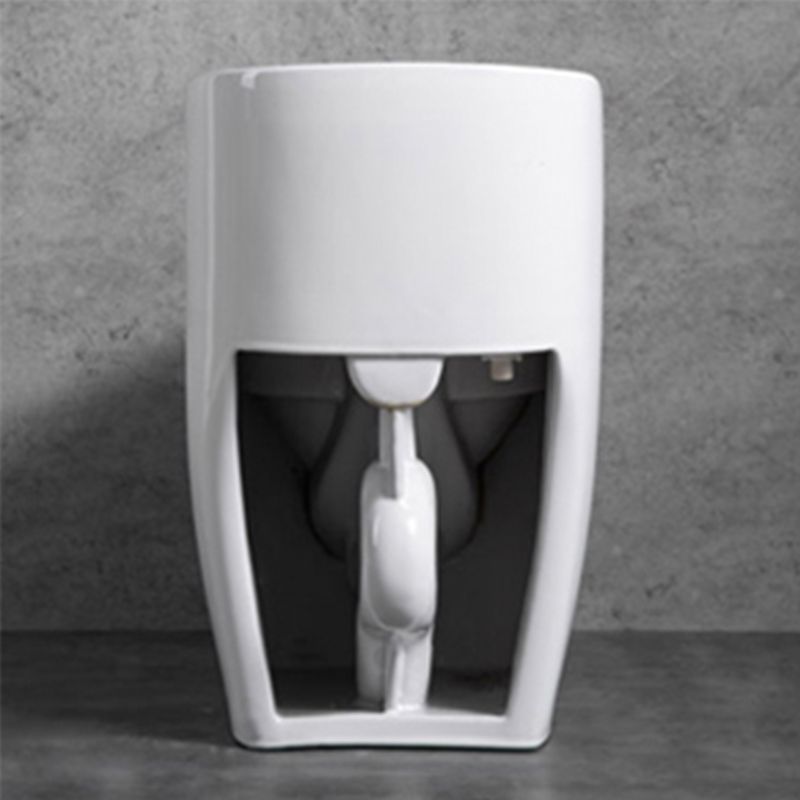 Contemporary Siphon Jet Toilet Bowl Floor Mount Urine Toilet for Washroom