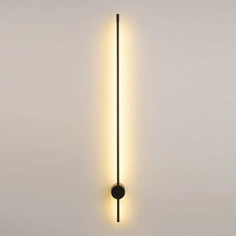 LED Flush Mount Wall Sconce with Acrylic Shade Modern Sconce Light Fixture