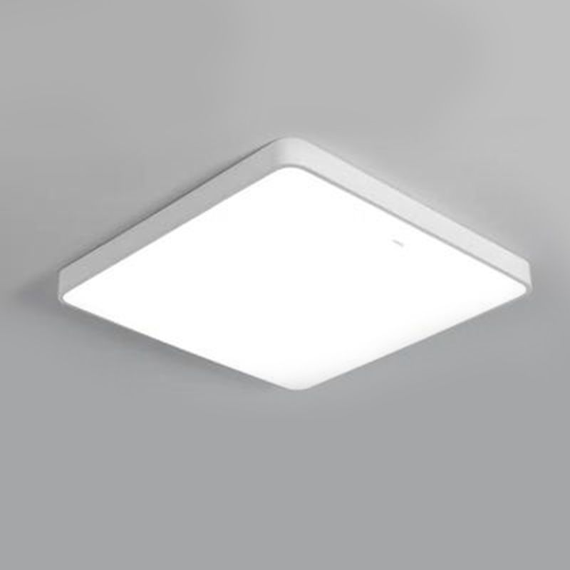 Montaje de LED de color cuadrado moderno 1-Luz de techo de acrílico ligero para oficina