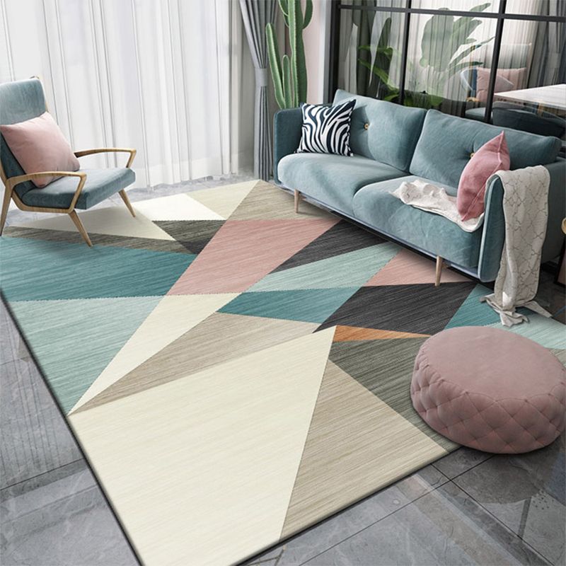 Modern marmeren look Tapijten Polyester Area Tapijt Non-slip achterste binnen Tapijt voor woonkamer