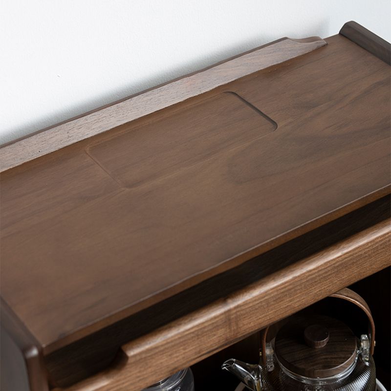 Mid-Century Accent Cabinet Bar Pulls Handle Design Storage Cabinet with Door