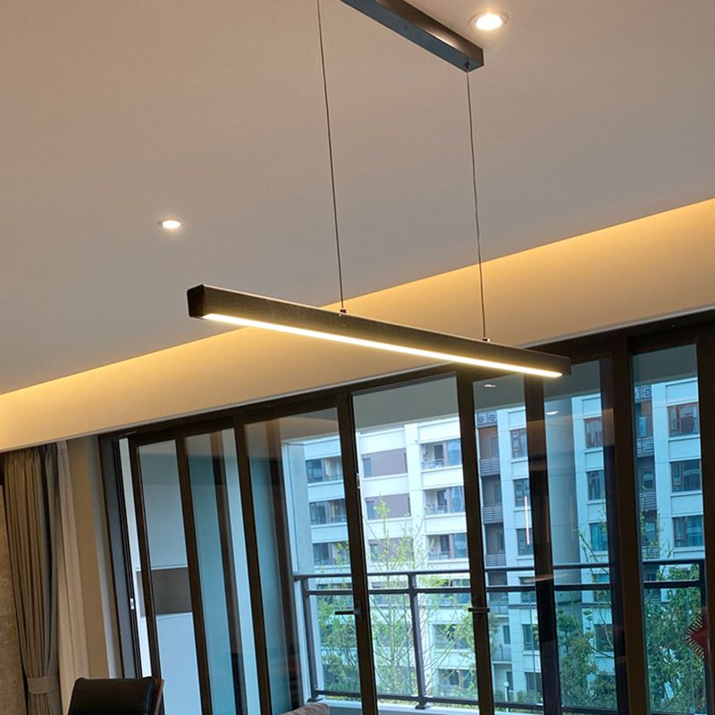 Metal Linear Island Lighting Chandelier Lighting Fixtures Modern Chandelier