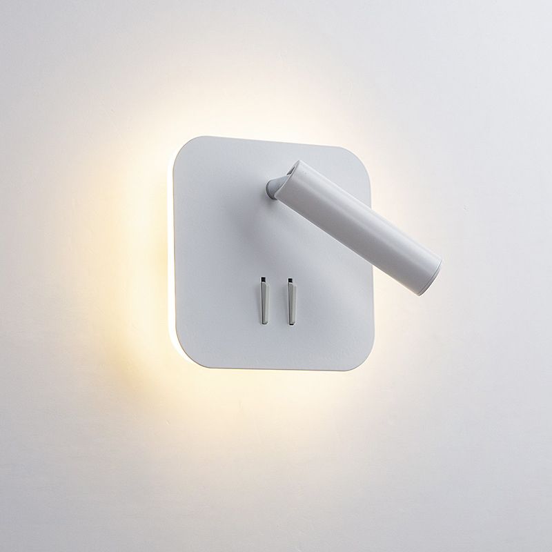 Estilo contemporáneo Luces de lectura de lámpara de luz montado en pared de estilo geométrico