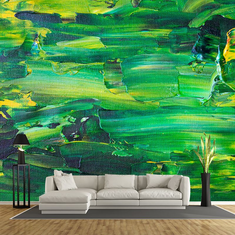 Vivid Resistant Wallpaper Contemporary Abstract Mural Mildew for Home