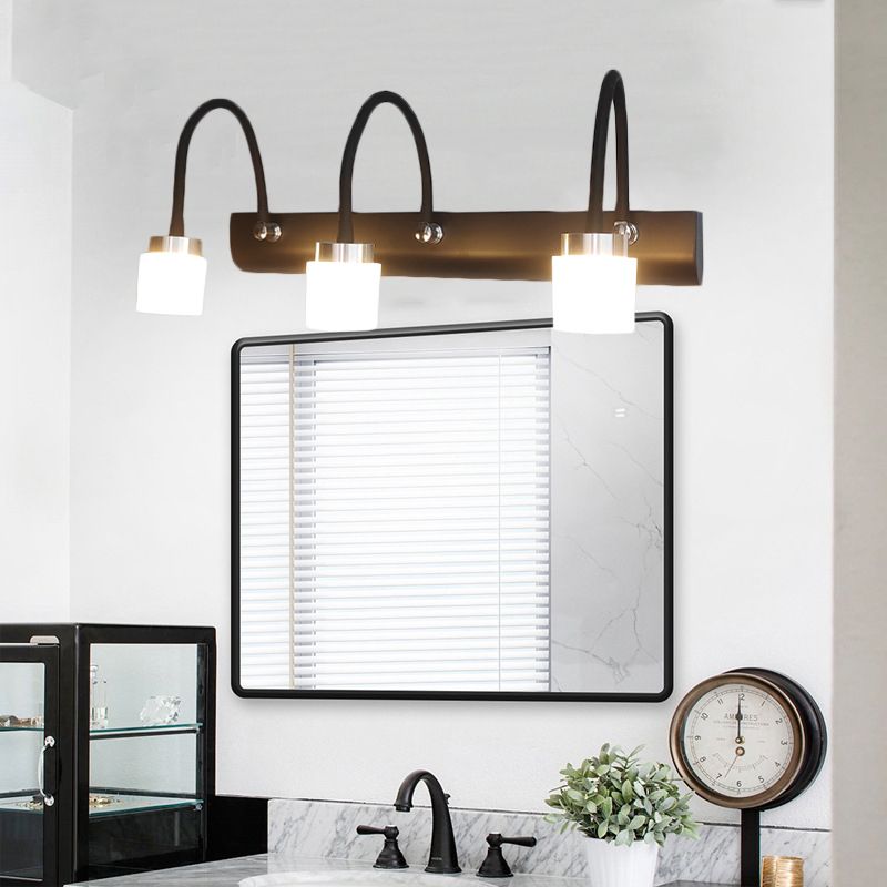 Modern Simple Mirror Lamp Fixture Flexible Makeup Mirror Lamp for Bathroom Washroom