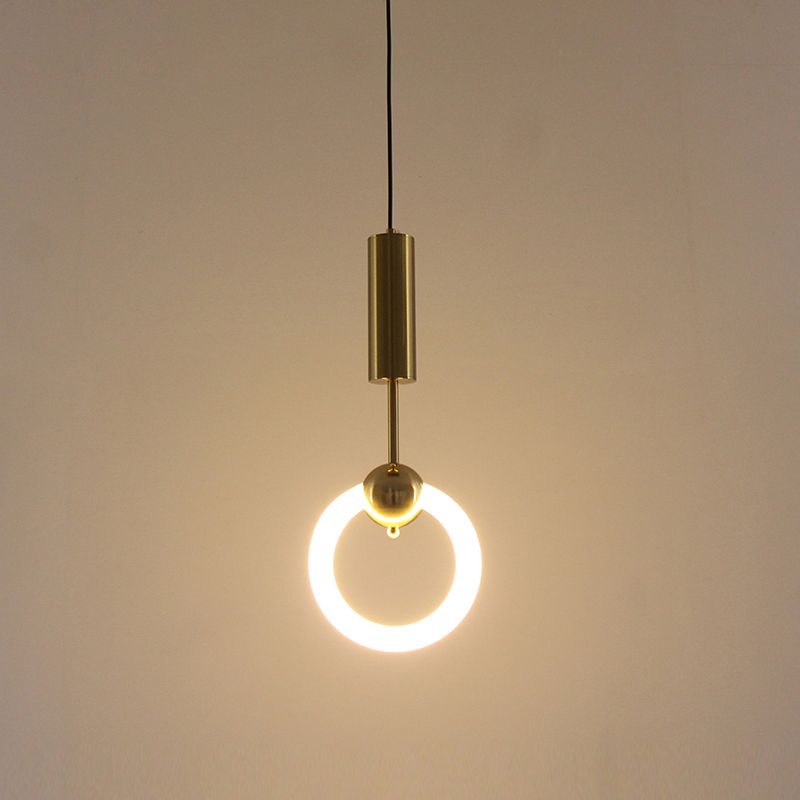 LED contemporain Light Light Simple Linear Pending Lighting Fixtures pour chambre à coucher