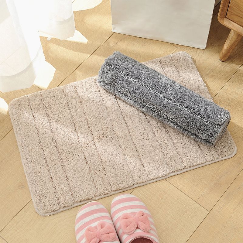 Multi Color Casual Rug Polyster Solid Color Area Carpet Non-Slip Backing Machine Washable Easy Care Rug for Bedroom