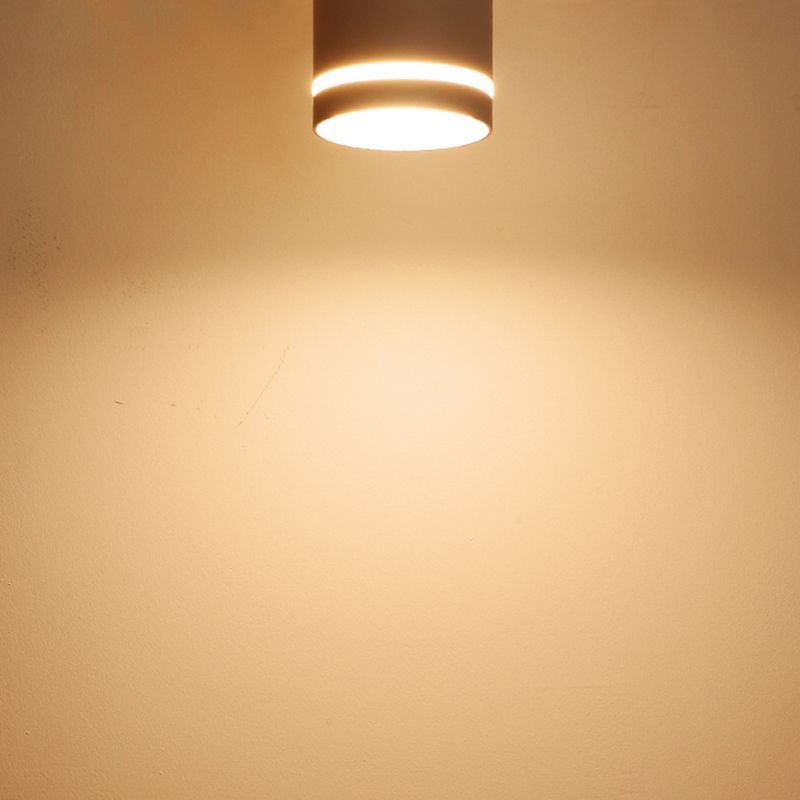 Cylindre couloir Downlight acrylique Macaron LED encastré luminaire