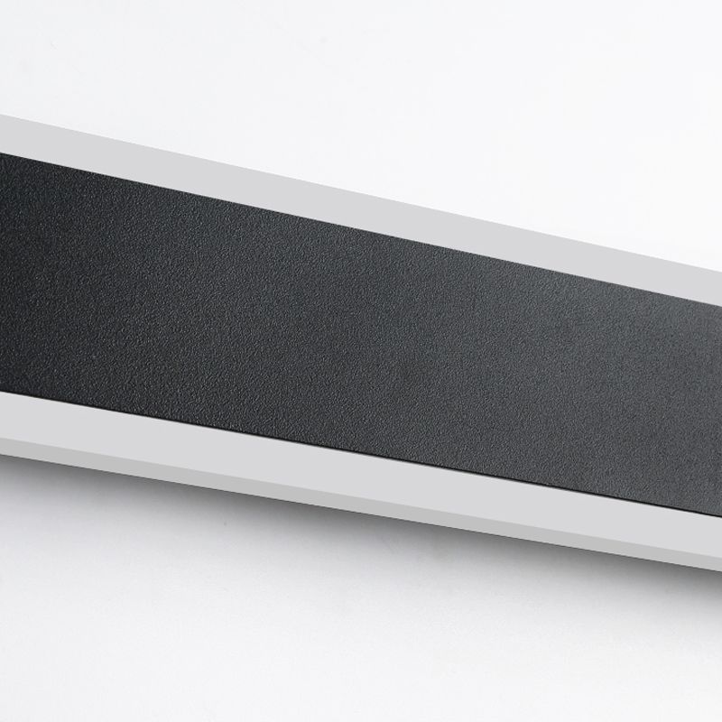 Nordische moderne Wandhalterung Leicht Wohnzimmer Einfaches LED Rechteck Wandlampenlampenvorrichtung