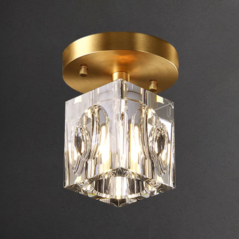 Plafoniera da soffitto in cristallo con montaggio a incasso Plafoniere contemporanee