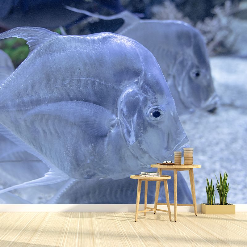 Marine Life Mural Environment Friendly Wallpaper Home Decoration for Living Room