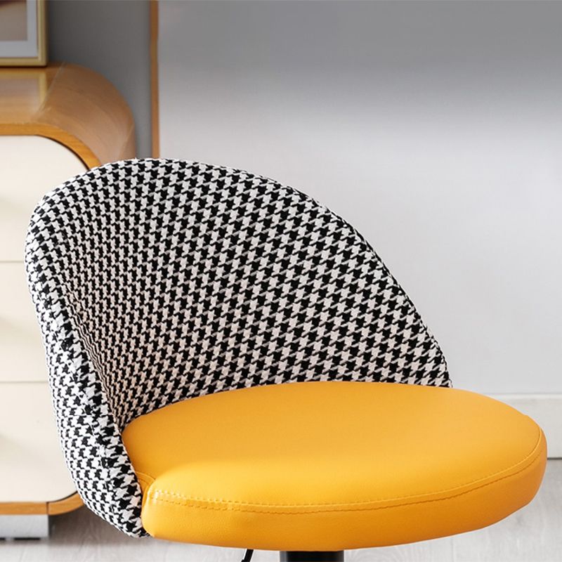 Modern Home Adjustable Height Stool Matte Finish Upholstered Bar Stools