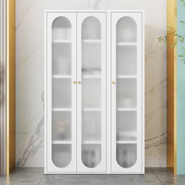 Modern Metal Bookcase Standard Closed Back Bookshelf for Home Office