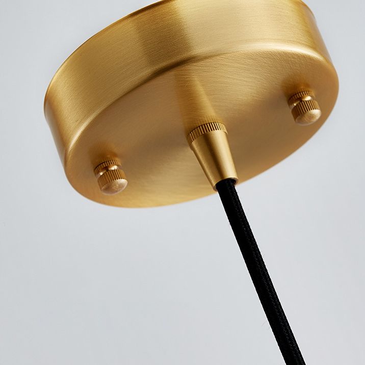 Cylinder Stone Hanging Pendant Light Minimalist-Style Hanging Lamp Kit for Bedroom
