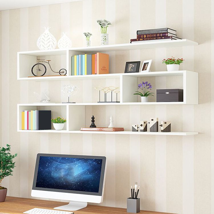 Floating Shelf Bookcase Engineered Wood Book Shelf for Study Room