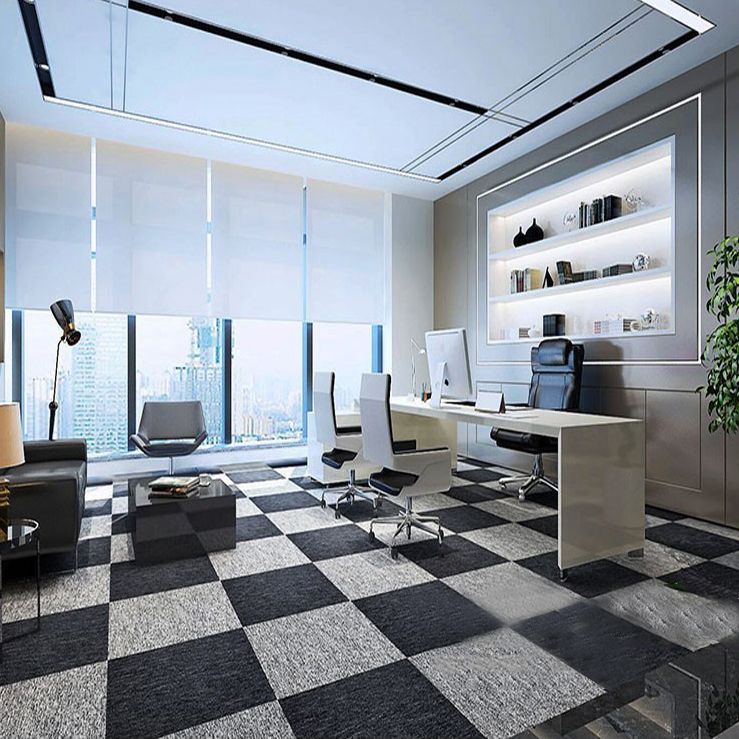 Self Adhesive Carpet Tiles Non-Skid Carpet Tiles for Living Room and Bedroom