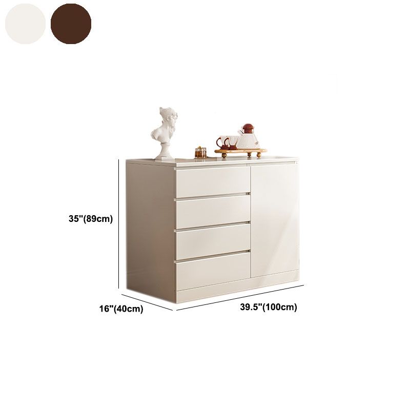 Contemporary Wood Storage Chest Dresser Bedroom Storage Chest
