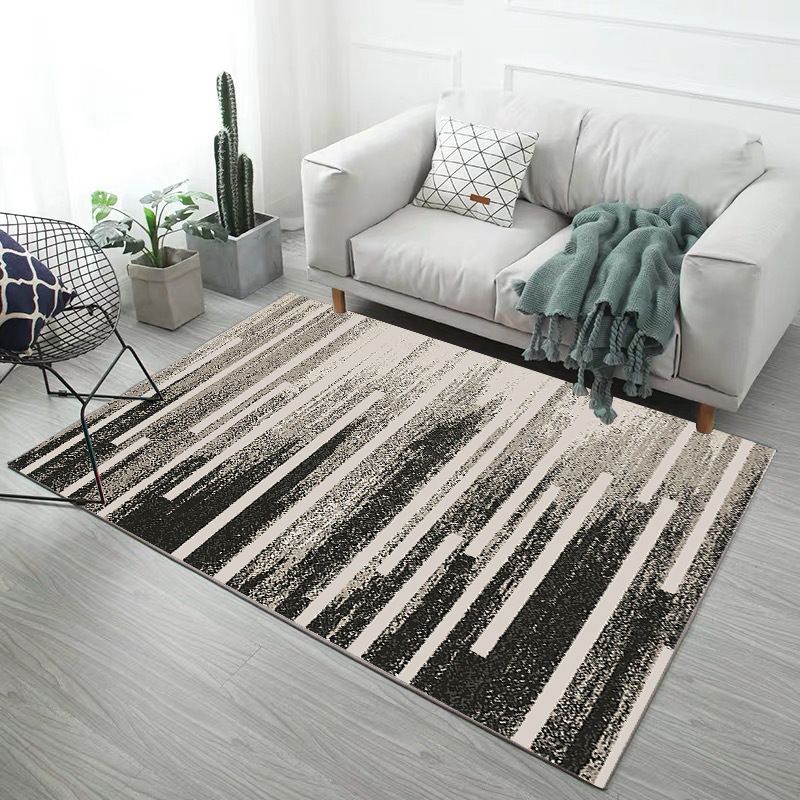 Minimalistischer, moderner Teppich für den Innenbereich, mehrfarbiger geometrischer Teppich, rutschfester, schmutzabweisender, maschinenwaschbarer Teppich für die Heimdekoration