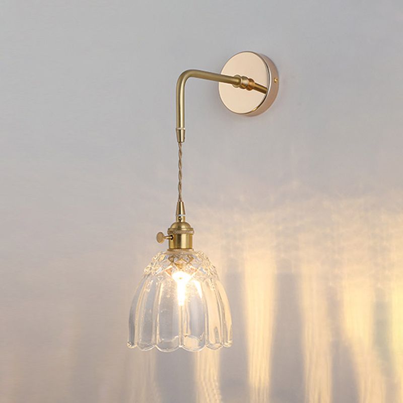 Brass Wall Sconce Nordic Minimalist Style Wall Light Sconces for Bedroom