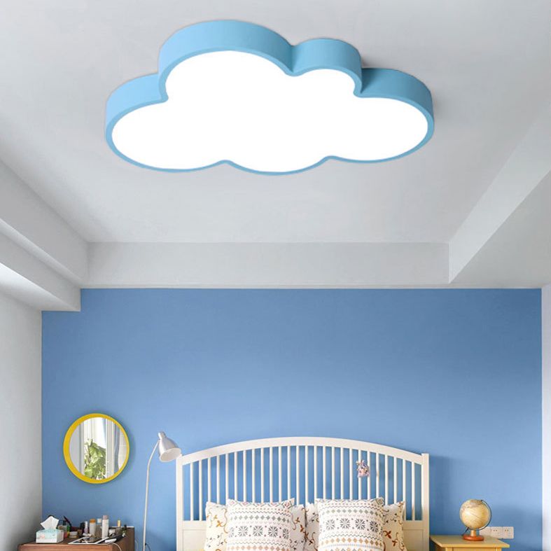 Nuage de nuages Fixtures Macaron Acrylique Fixation du plafond pour la chambre à coucher