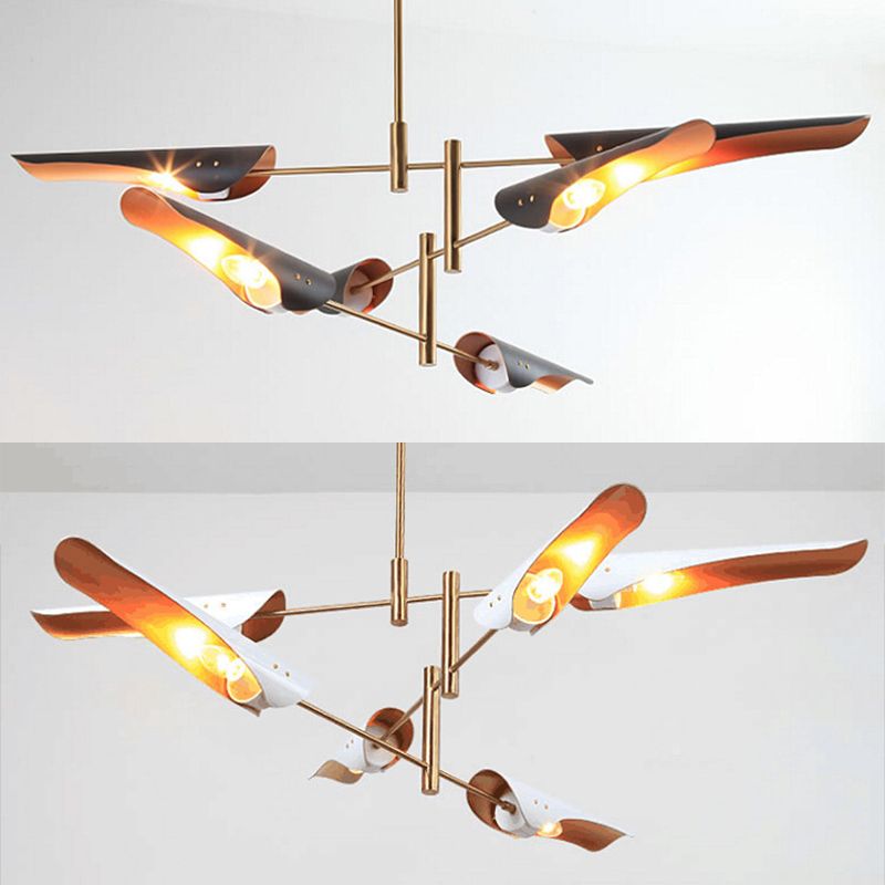 Shaded Living Room Ceiling Pendant Light Metal Simplicity Pendant Lighting Fixture