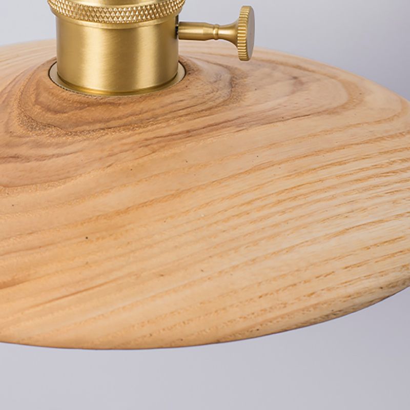 Dormitorio lámparas de apliques simples 1 iluminación de pared de muro de lámpara de madera