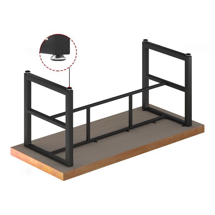 Industrial Style Kitchen Solid Wood Furniture of Standard Height Formal DiningRoom Table Set