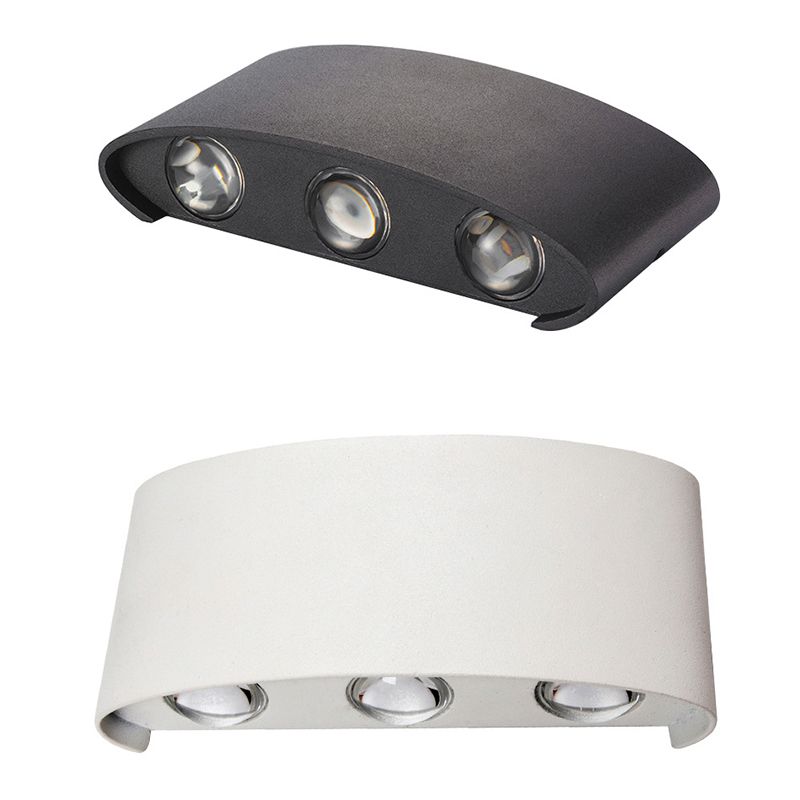 Modern Minimalist Minimalist Wall Monted Aiblowture Metal Wall Lights per soggiorno