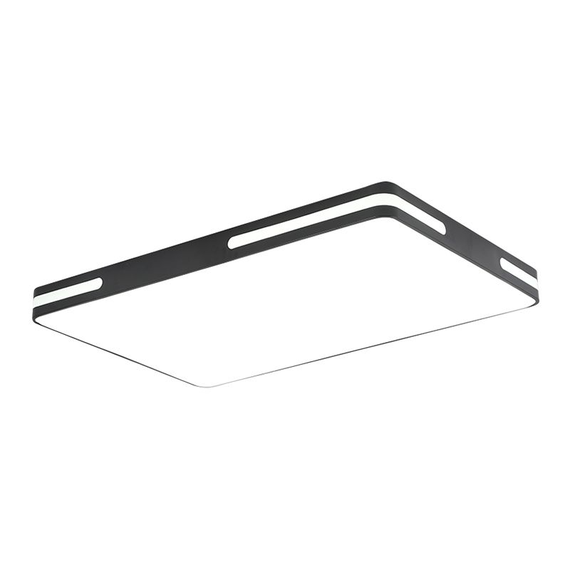 Lámpara de techo LED con montaje empotrado simple y pantalla acrílica