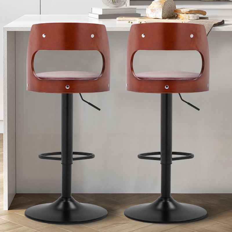 Industrial Style Liftable Bar-stool Metal Counter Bar Stool with Metal Legs for Kitchen